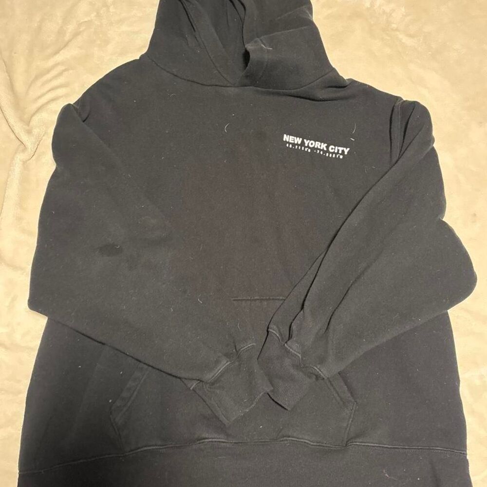 Brandy-melville Women's Black Hoodie